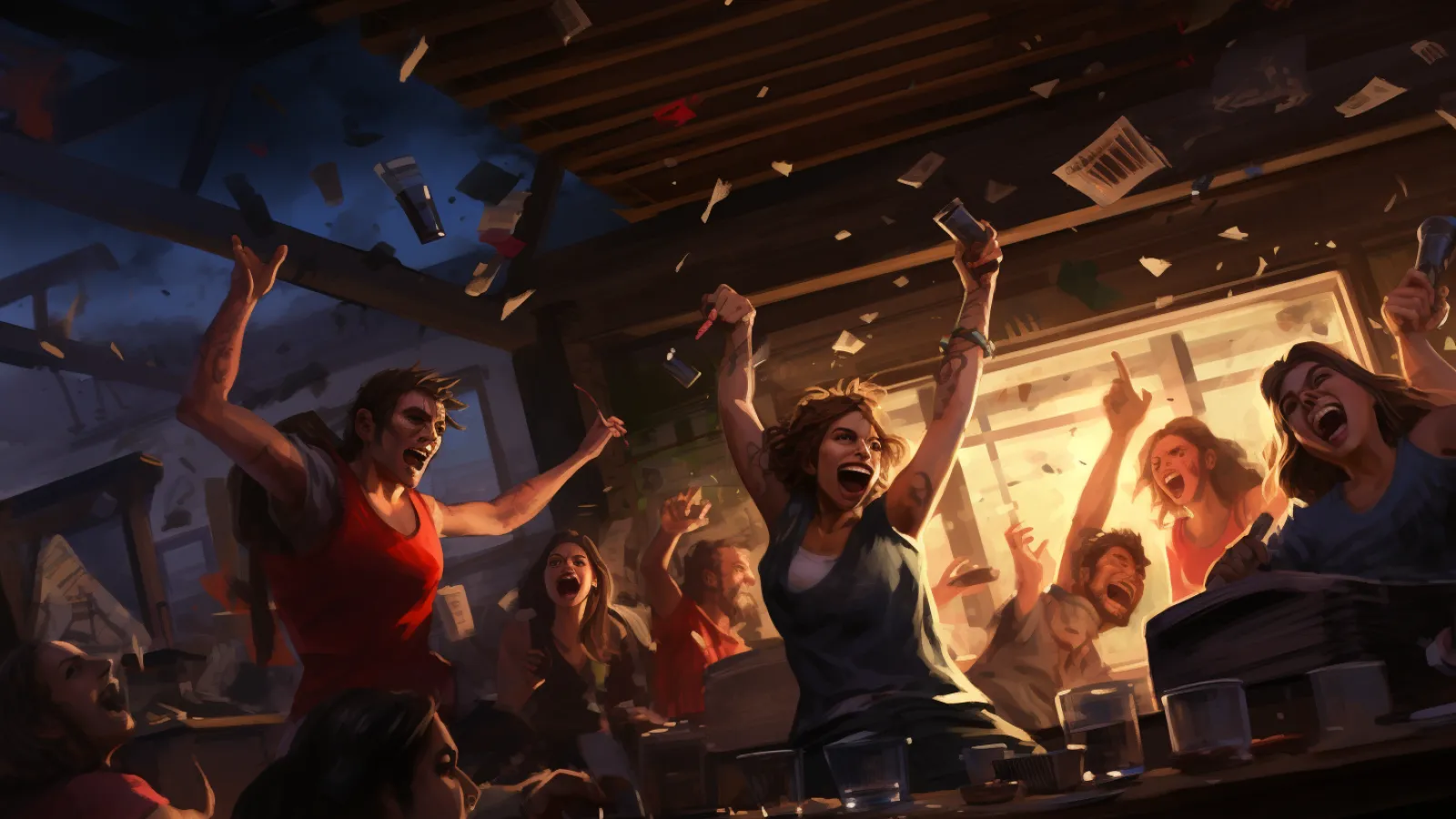 illustration for get out of hand