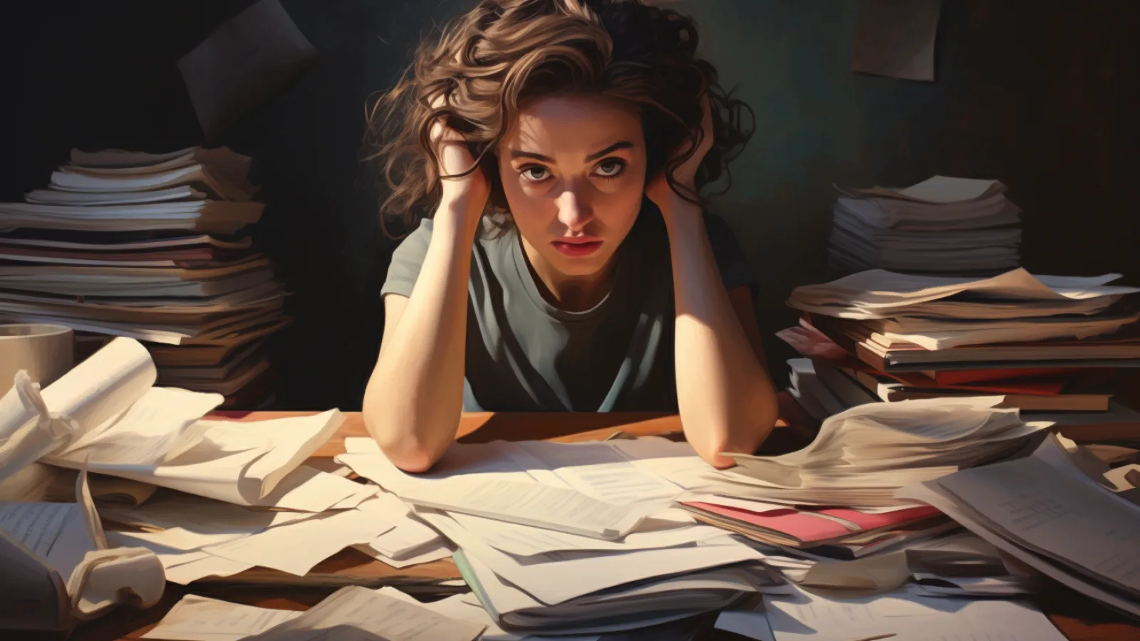 illustration for be swamped