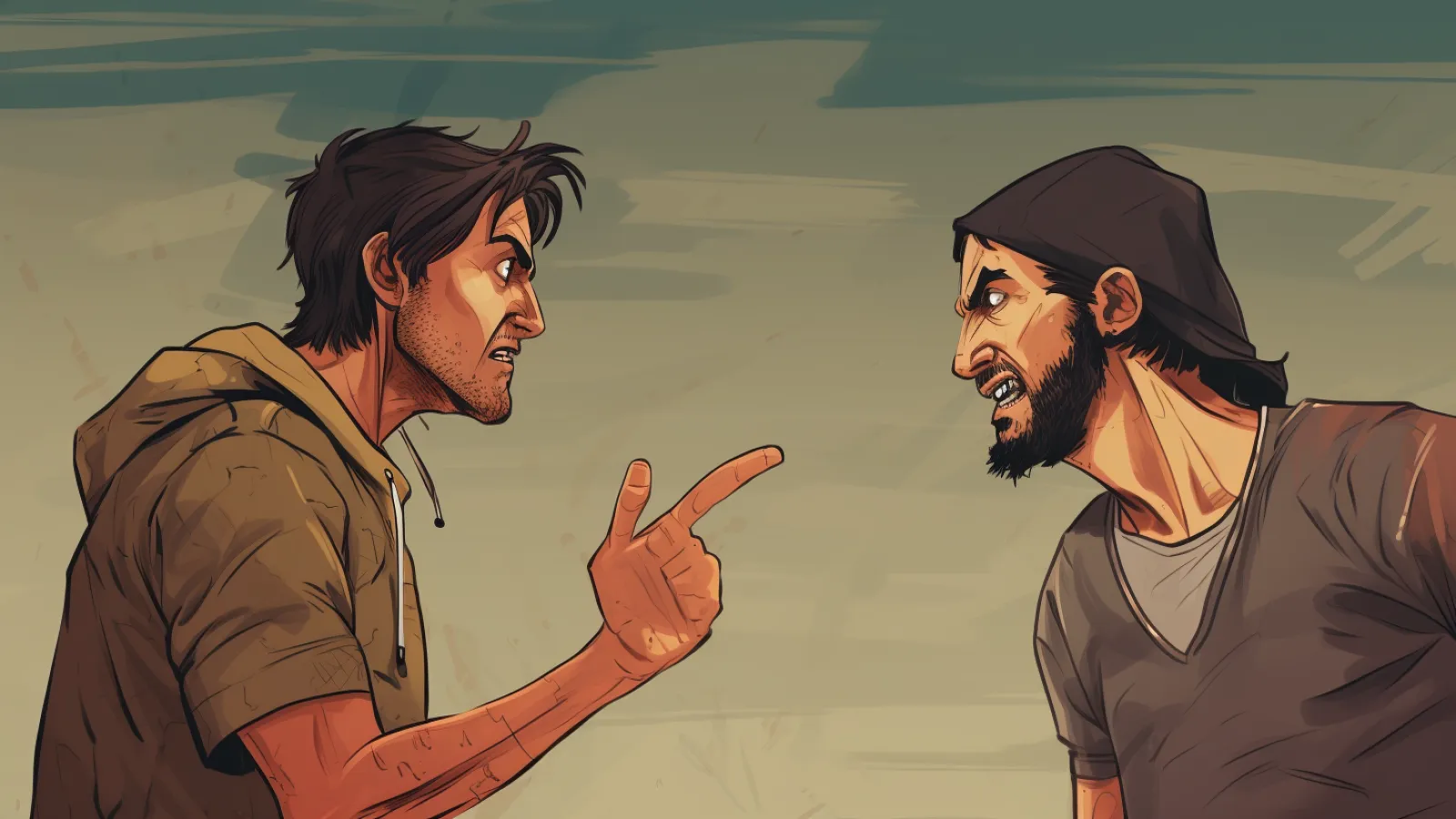 illustration for put words in or into someone's mouth