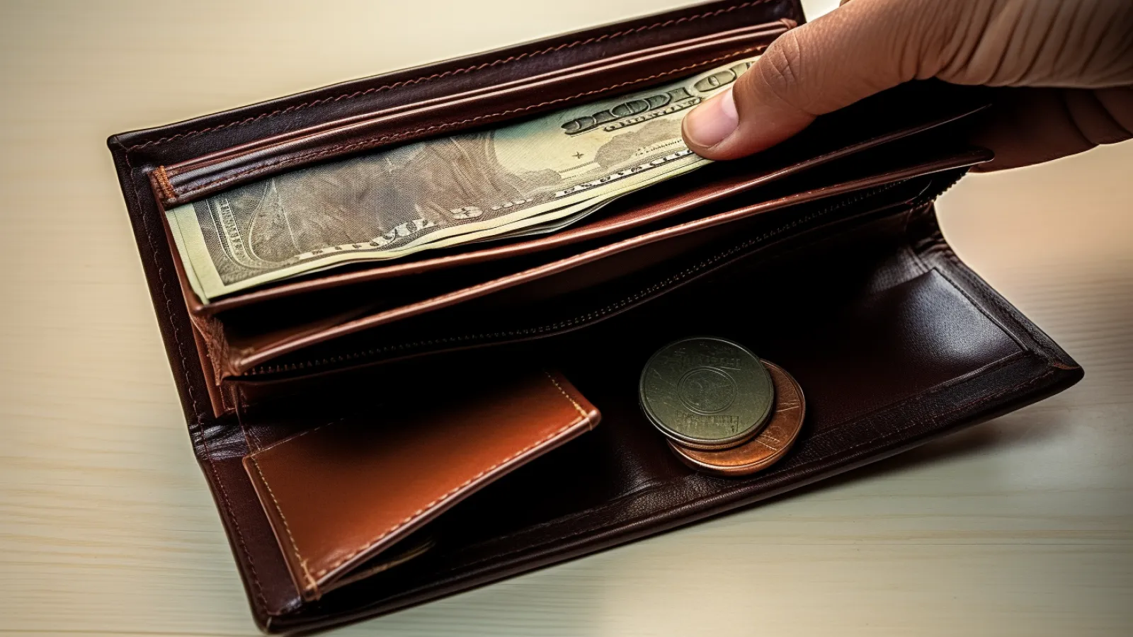 illustration for strapped for cash