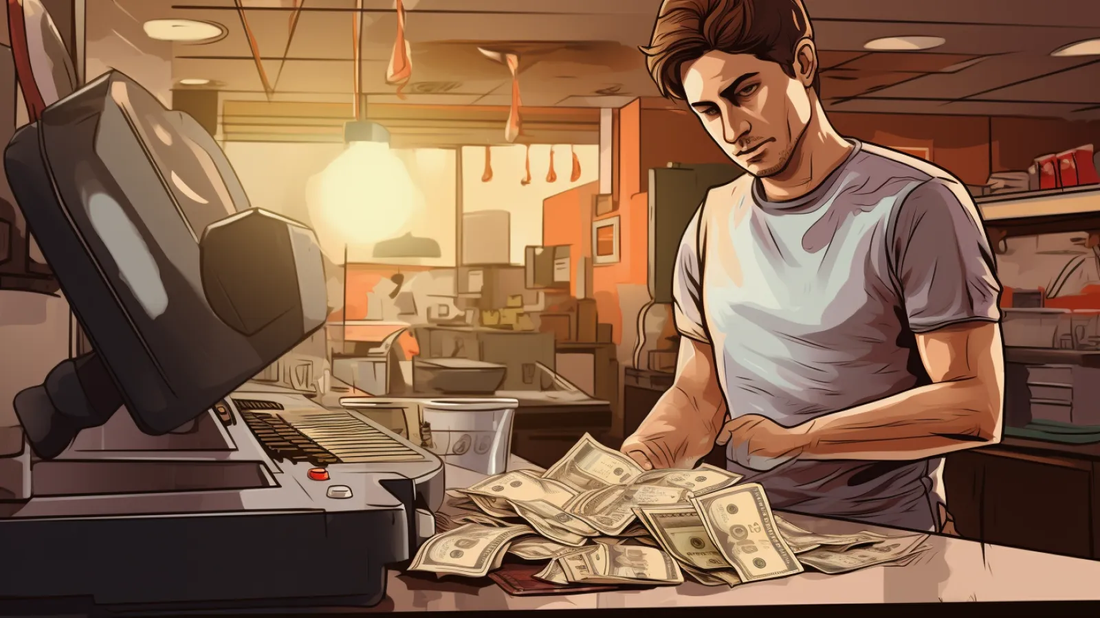illustration for take someone to the cleaners