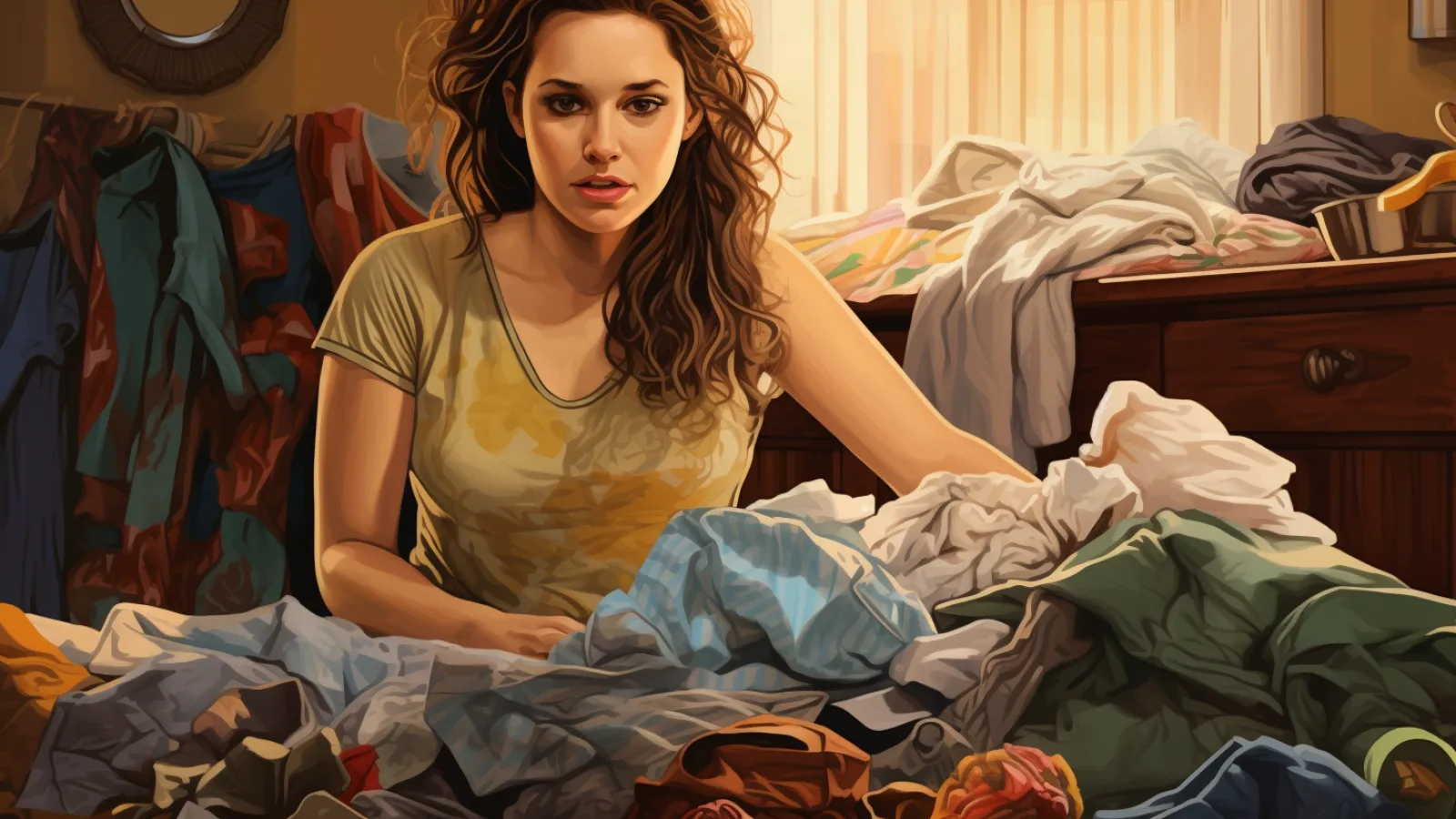 illustration for up to one's eyeballs