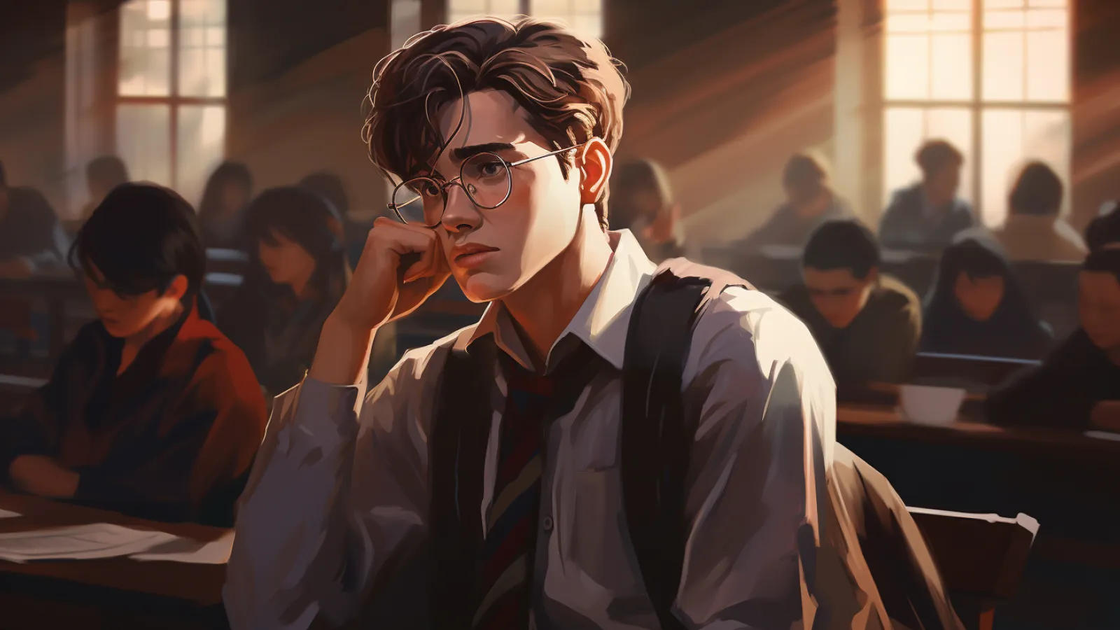 illustration for at a crossroads