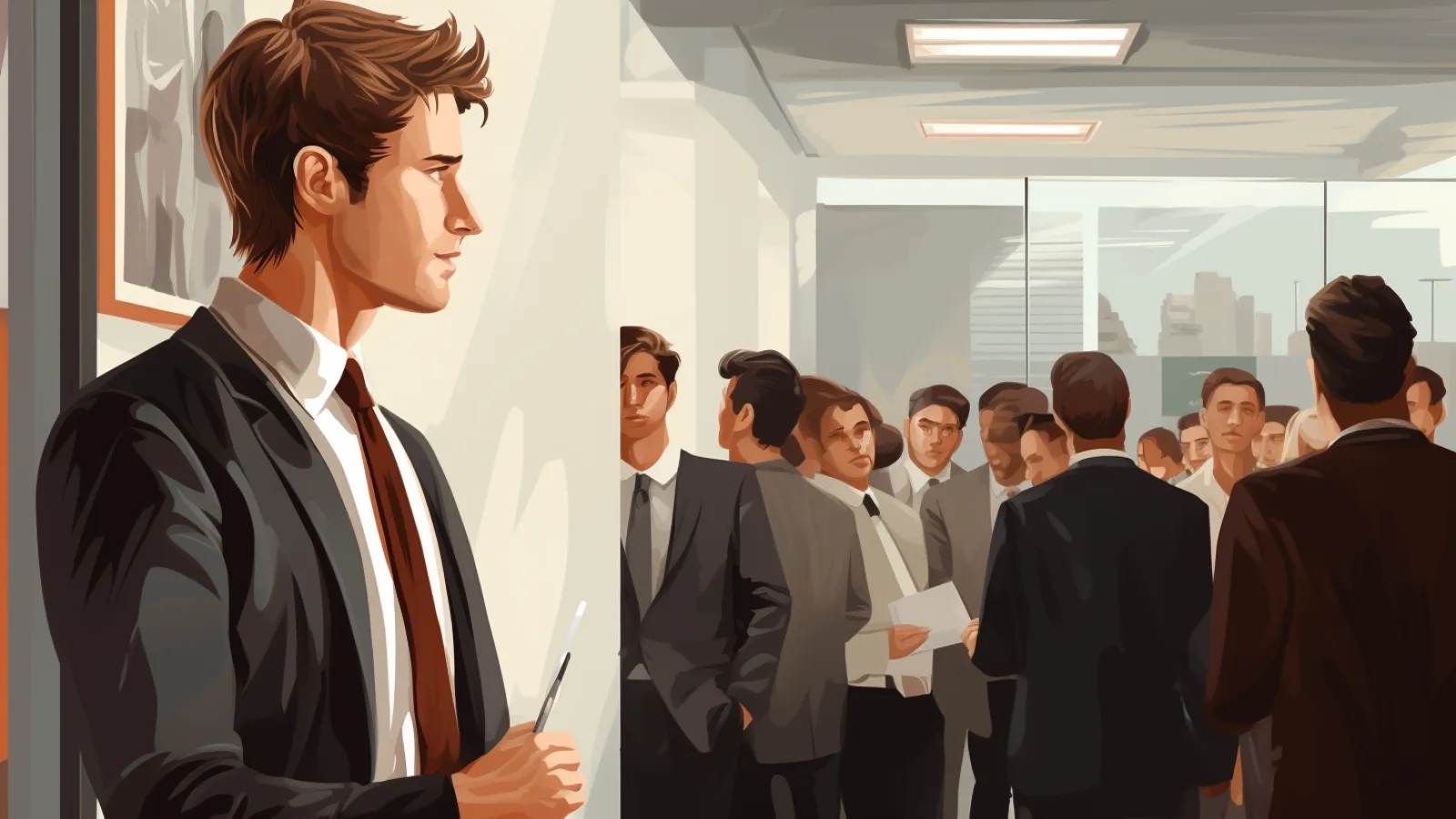 illustration for turn a blind eye