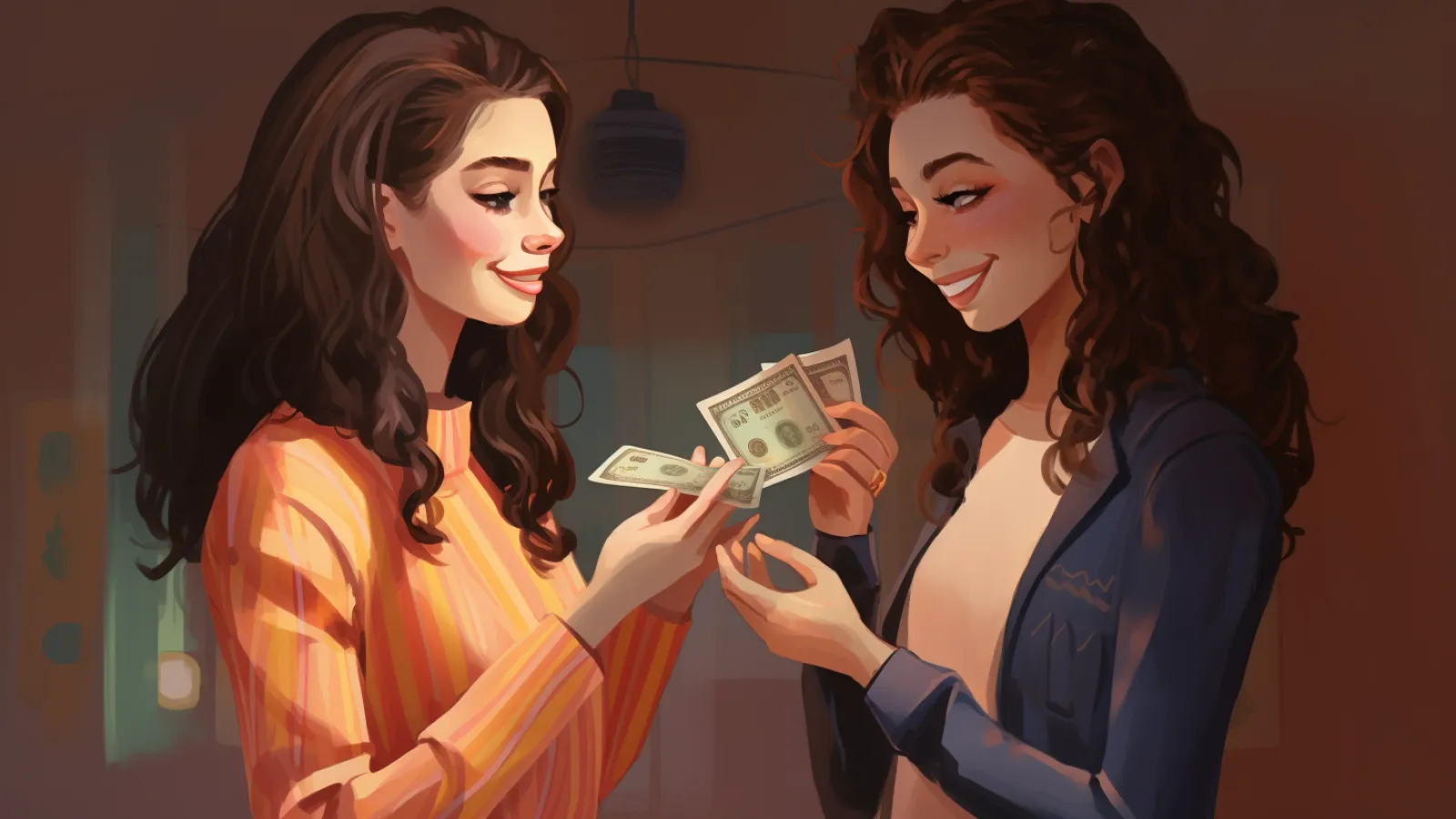 illustration for make good on something