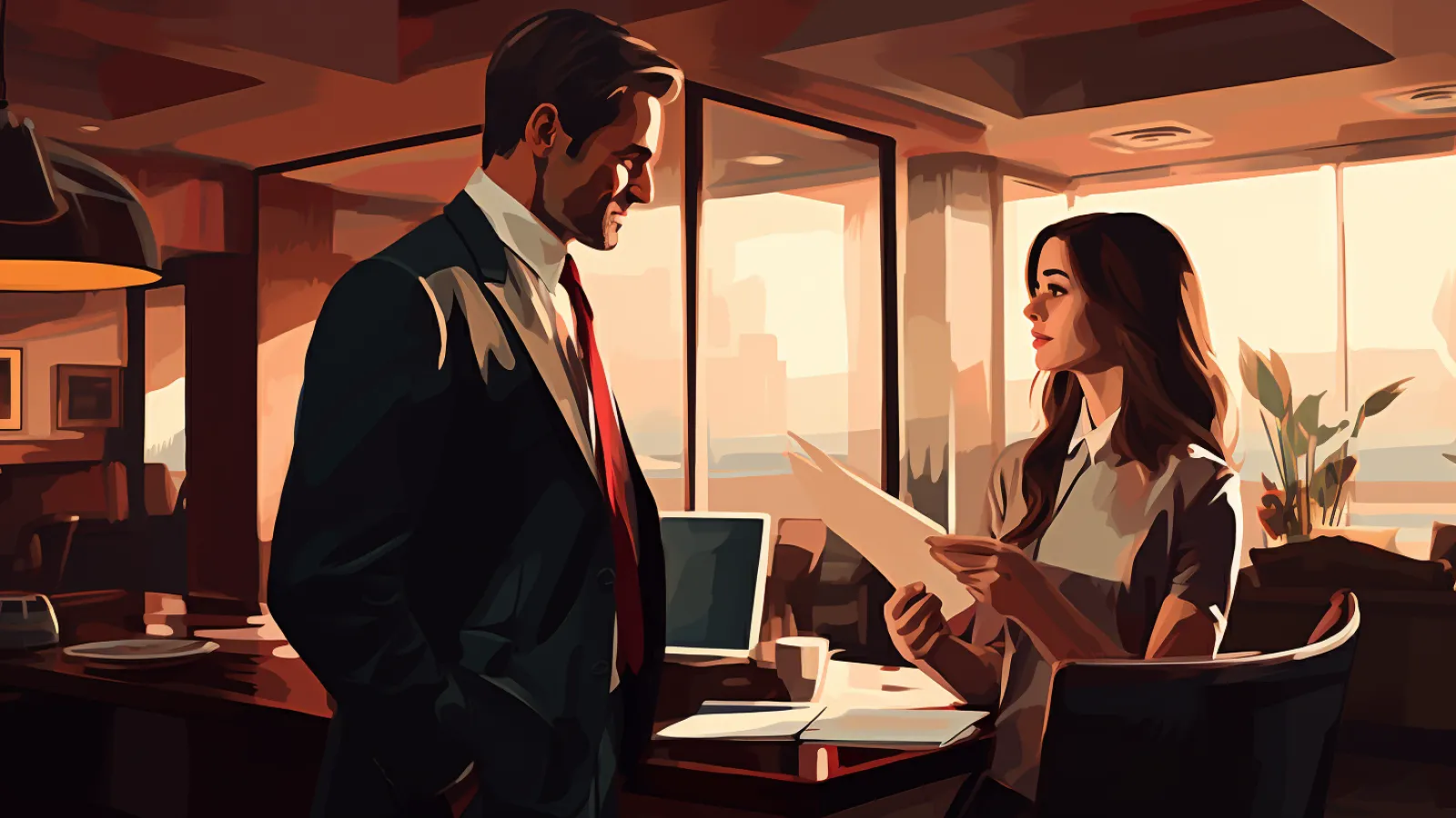 illustration for make up one's mind