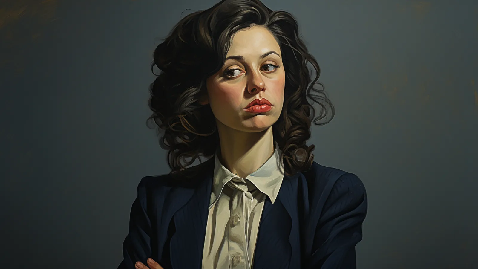 illustration for look down on