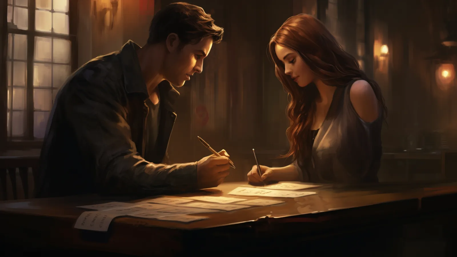illustration for put down