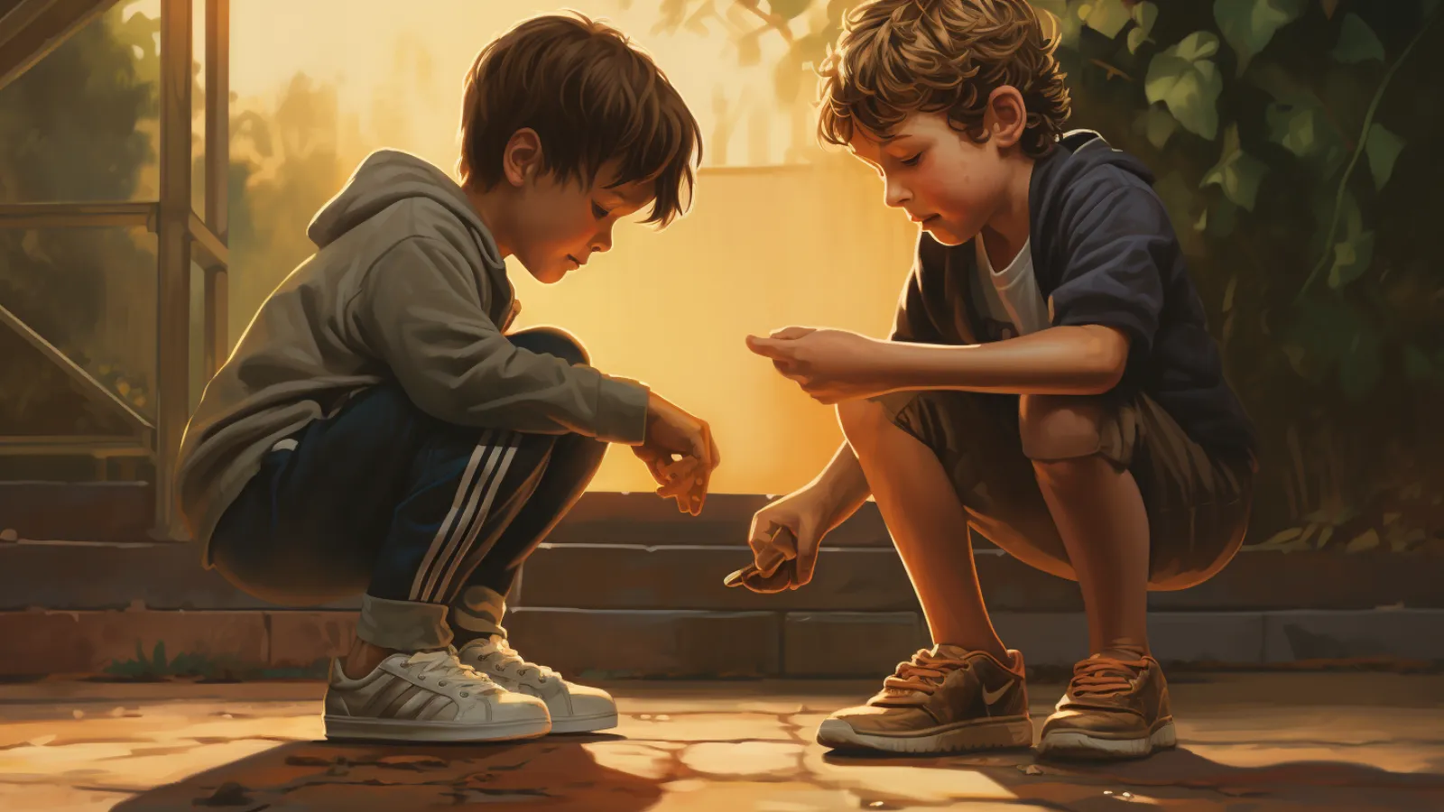 illustration for hang on