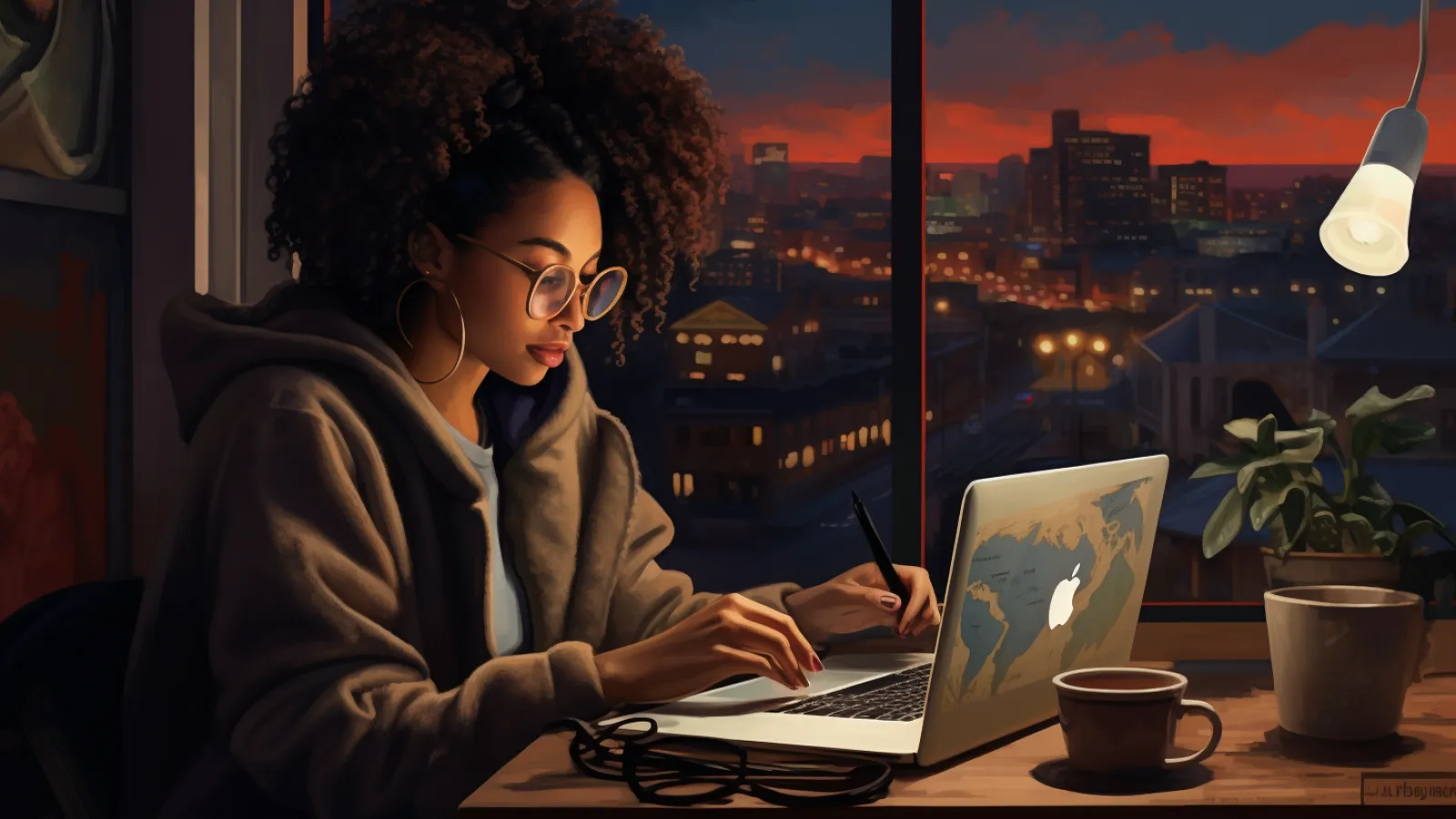 illustration for get down to