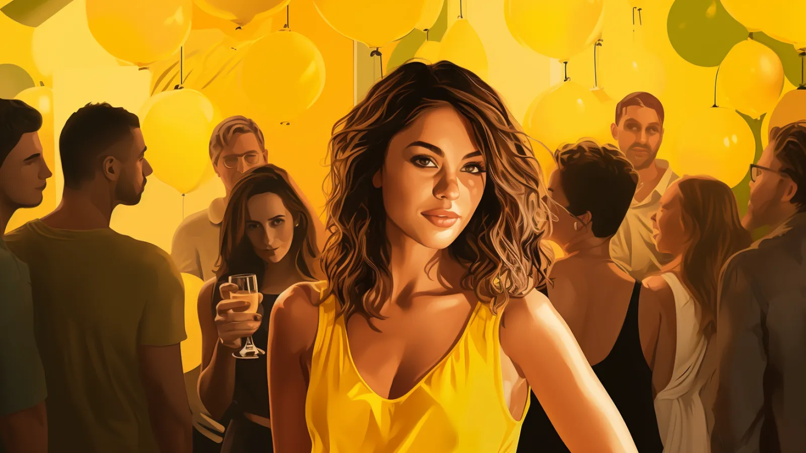 illustration for stand out