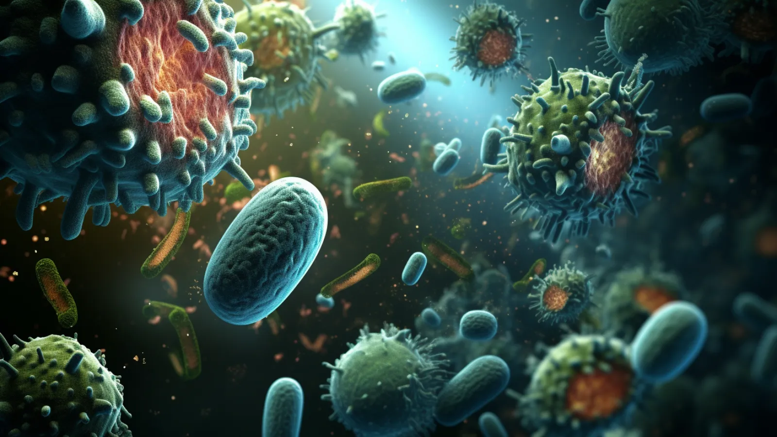 illustration for bacteria