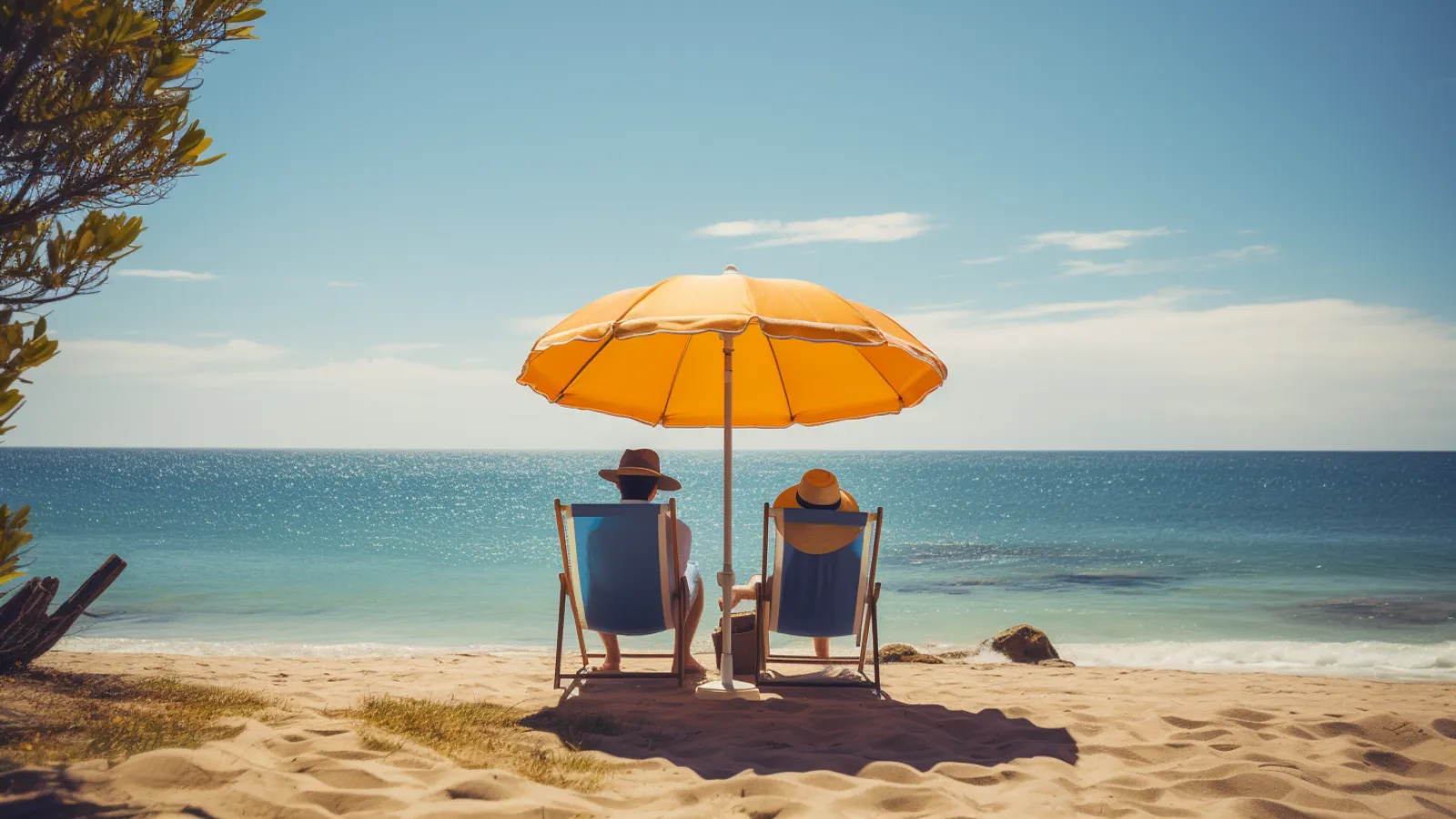 illustration for beach