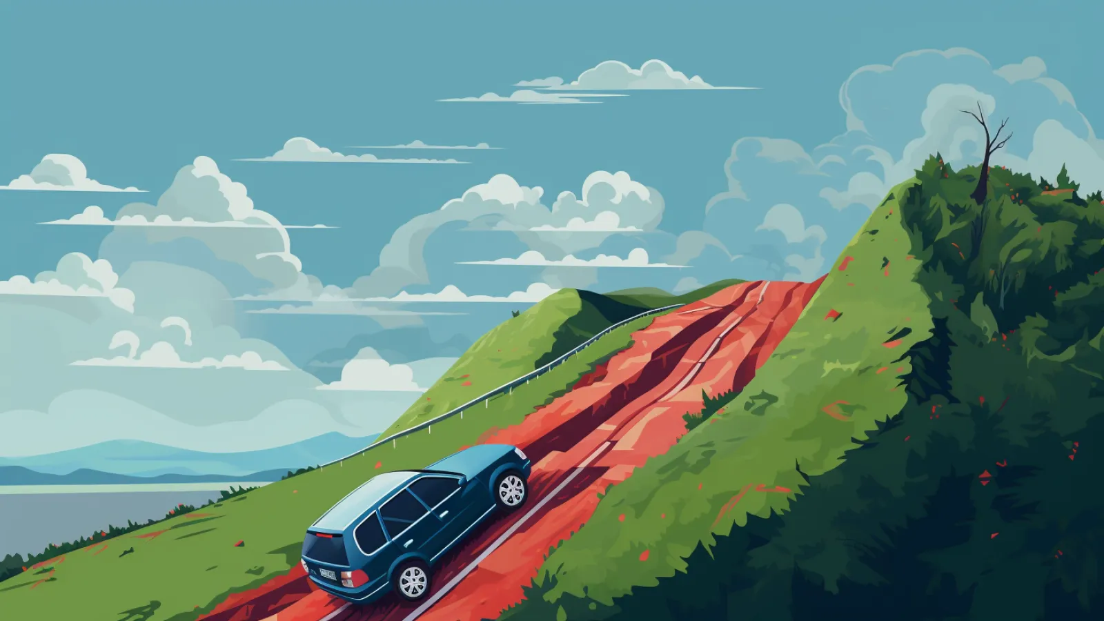 illustration for incline