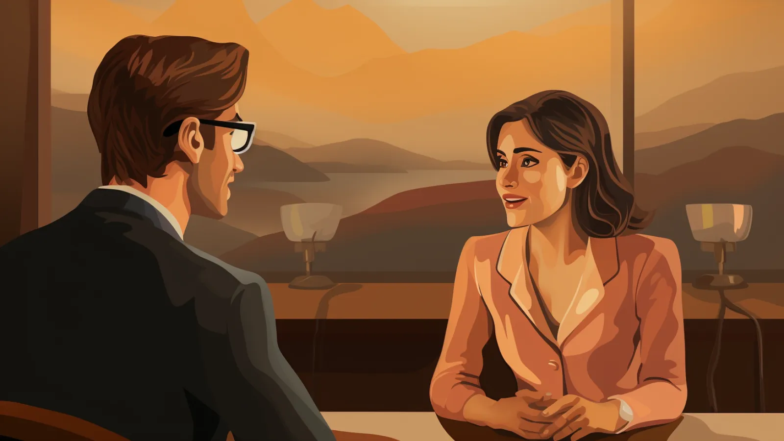 illustration for interviewer