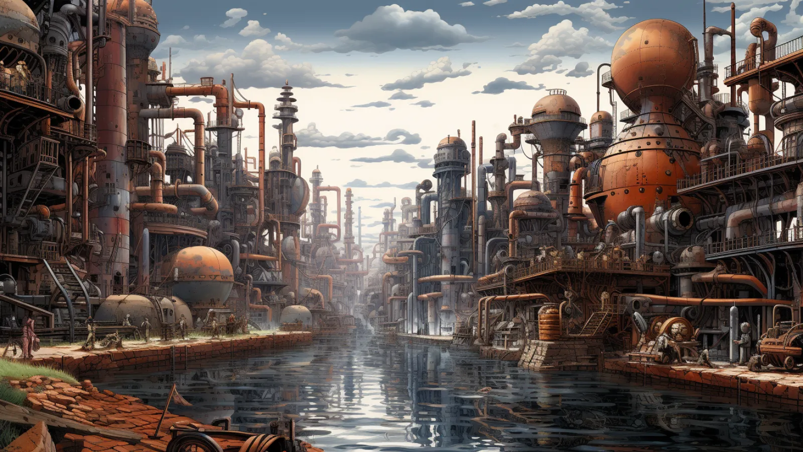 illustration for industrialization