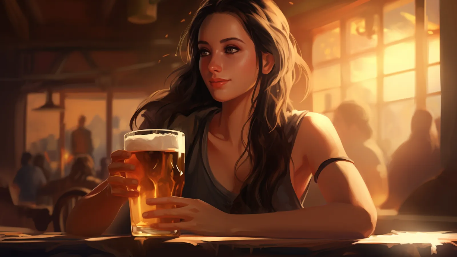 illustration for beer