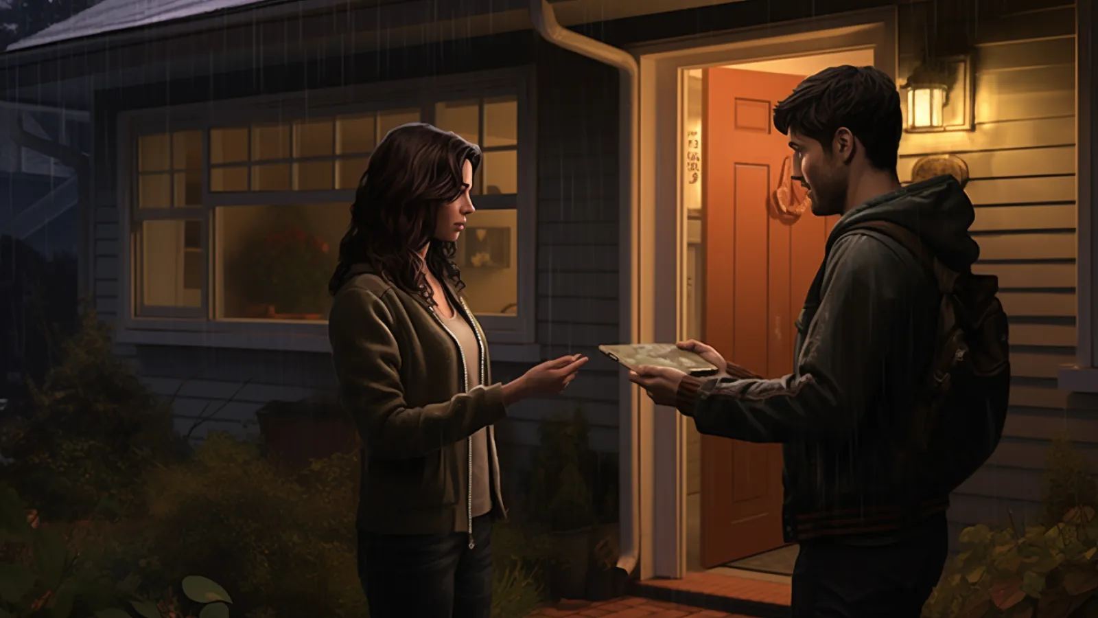 illustration for stop by