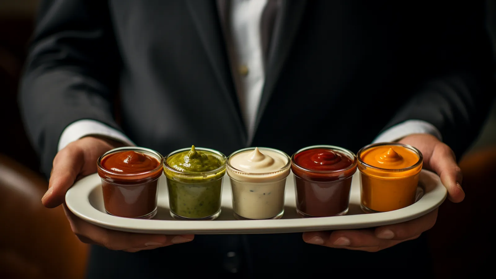 illustration for Is there a specific sauce or dressing you would like with...?