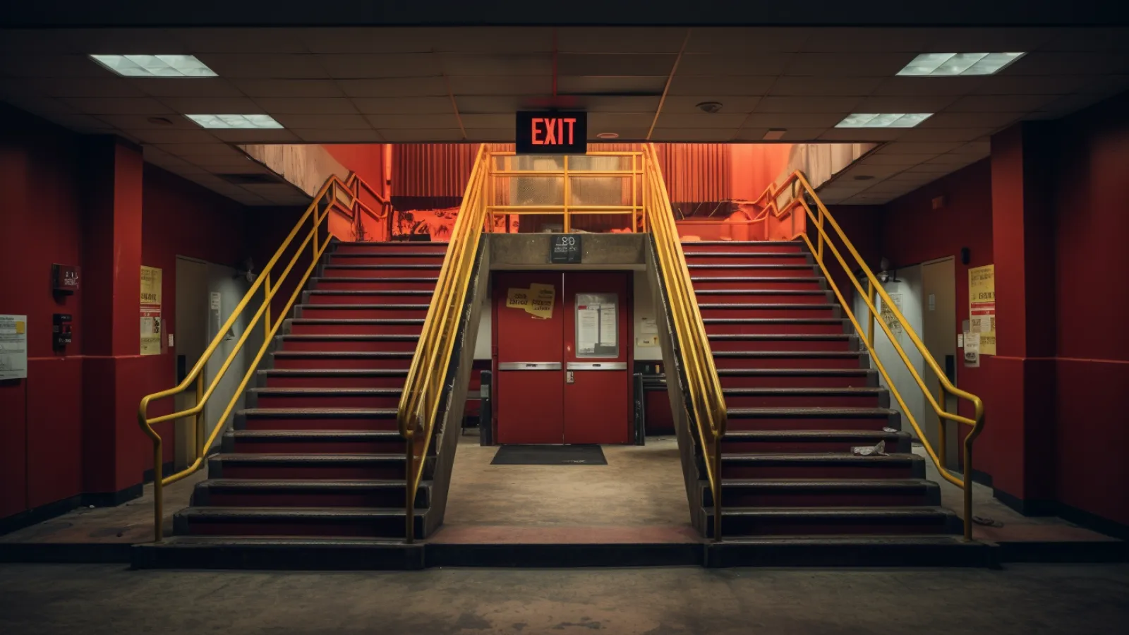 illustration for Keep all emergency exits clear and accessible at all times.