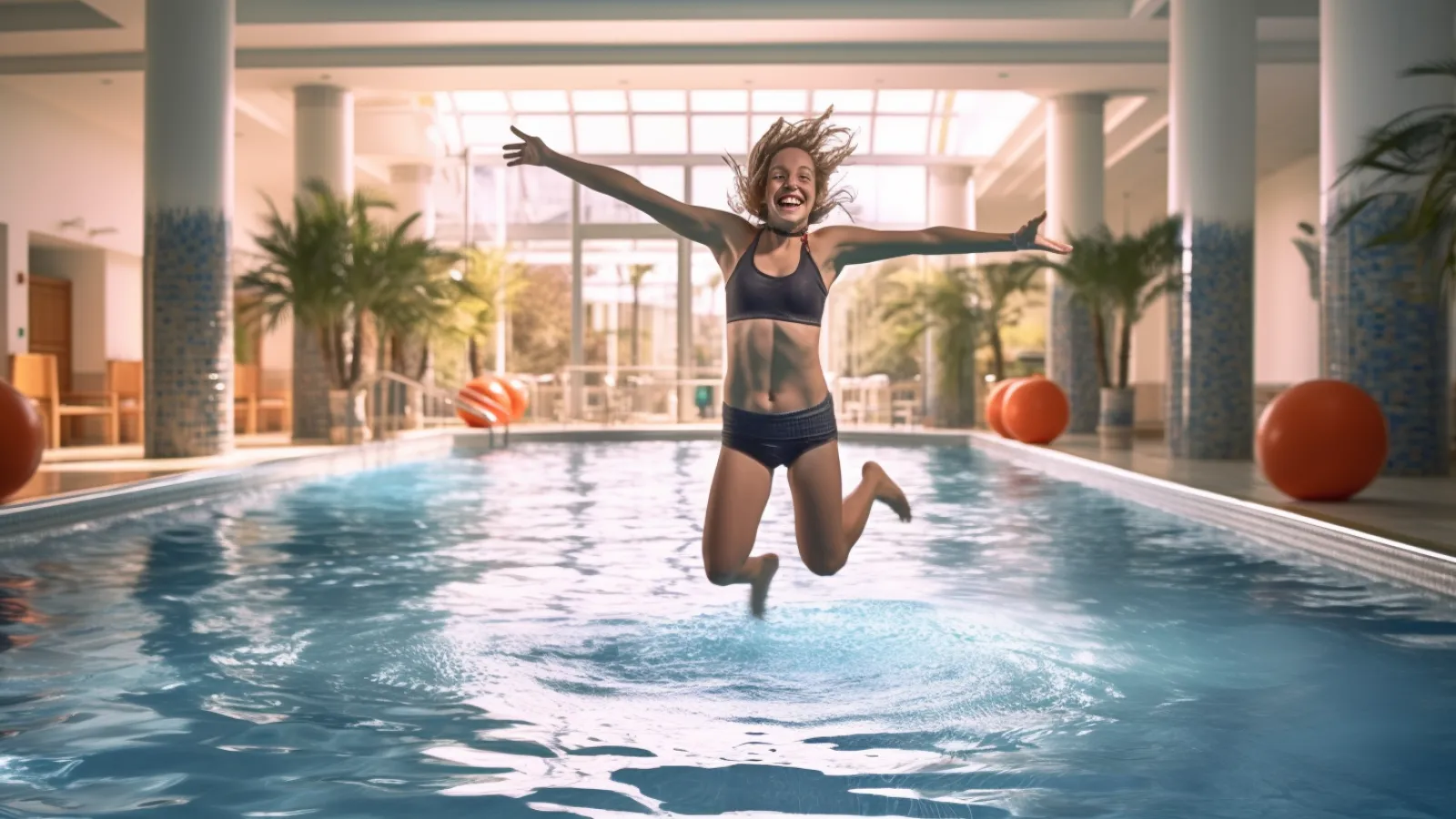 illustration for Have a great time swimming and splashing around!