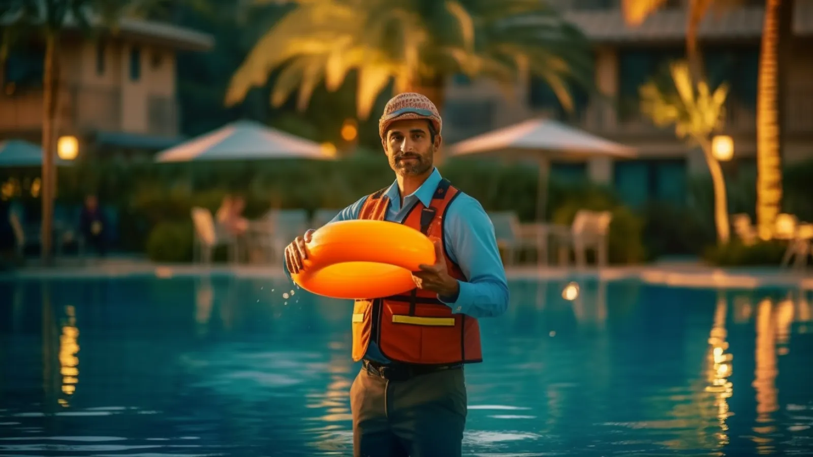 illustration for Would you like to borrow a pool float or toy?