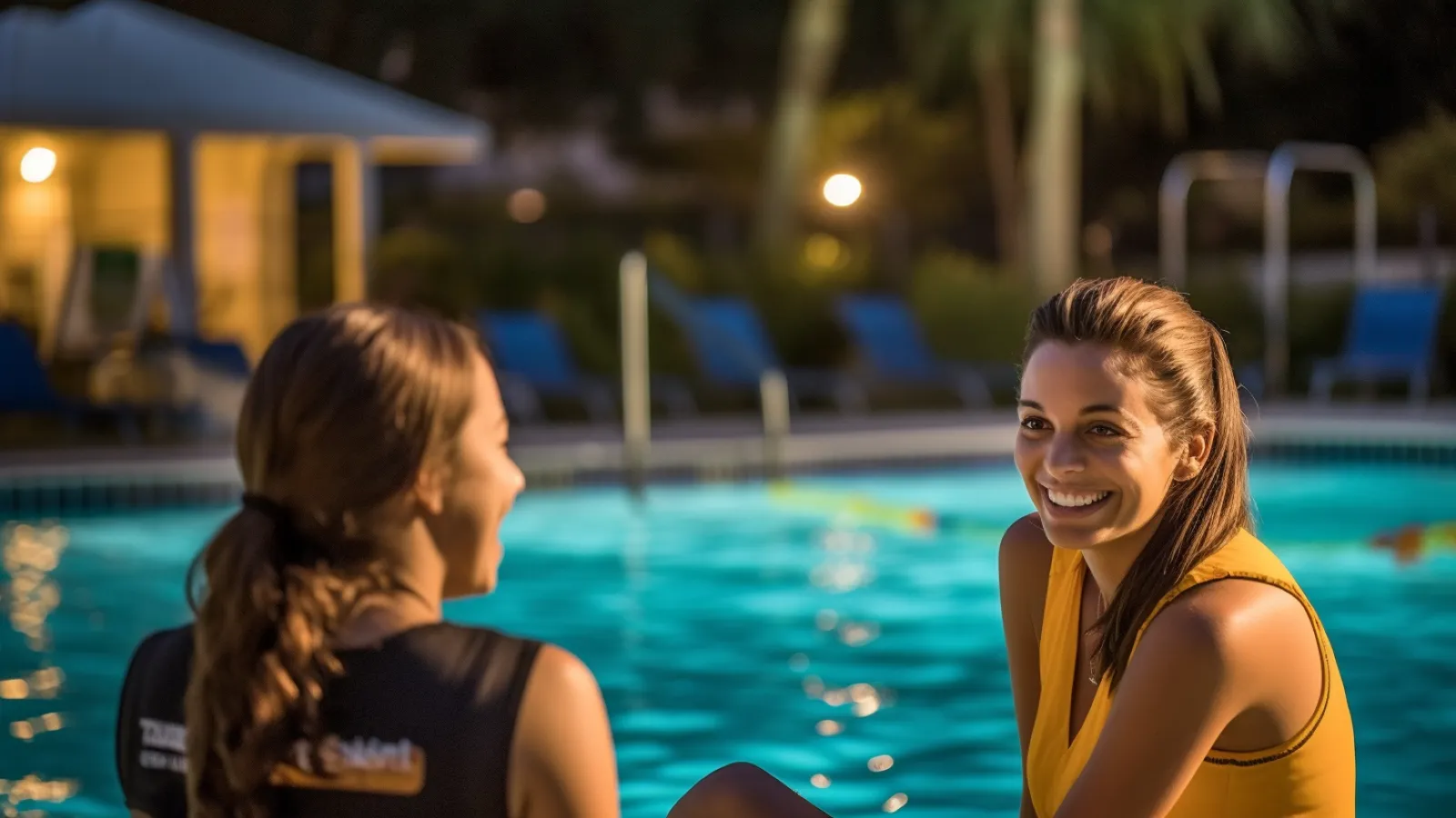 illustration for How long are you planning to stay by the pool?