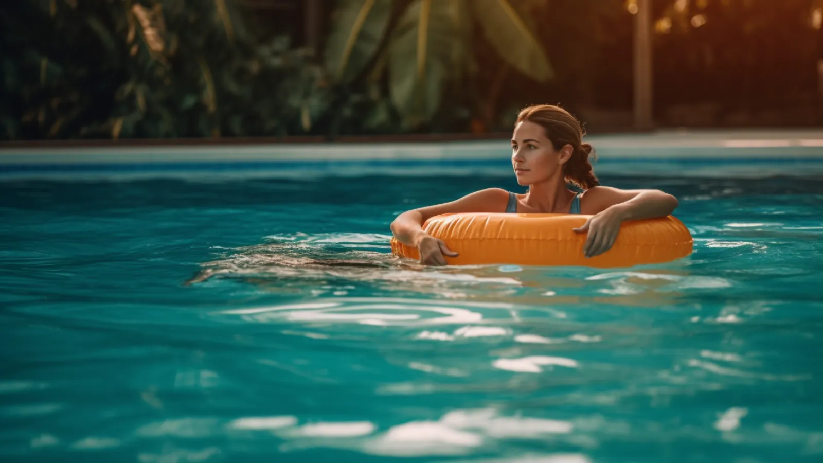 illustration for No, thank you. I brought my own pool float.