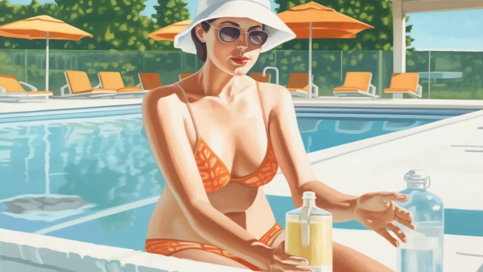 illustration for I would appreciate some sunscreen.