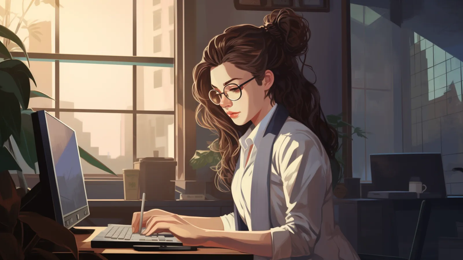 illustration for secretarial