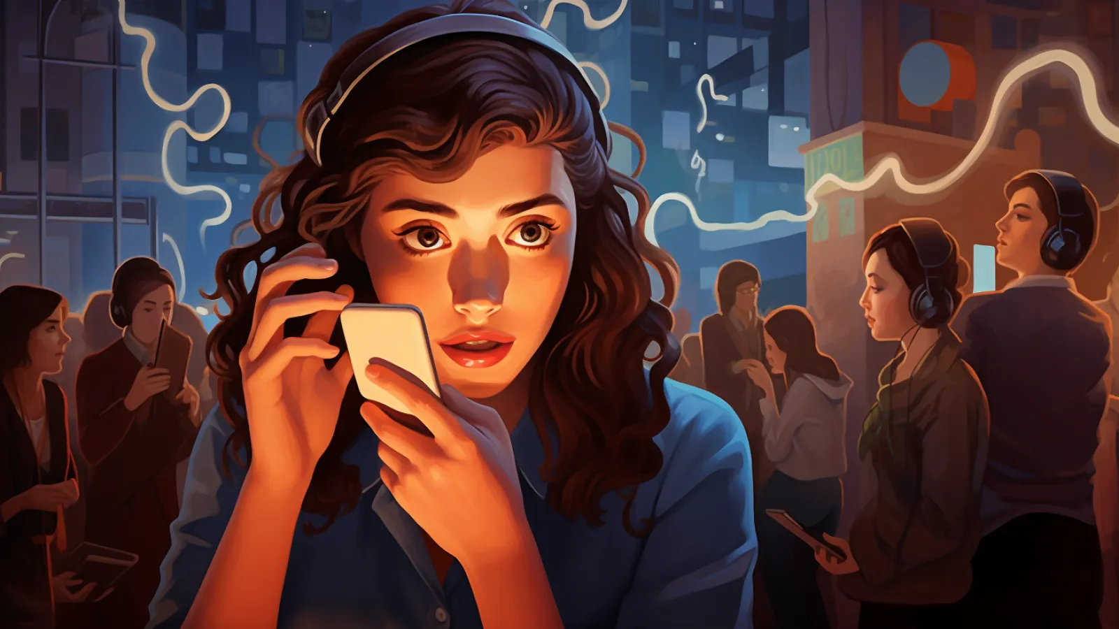 illustration for I can't hear you (very well).