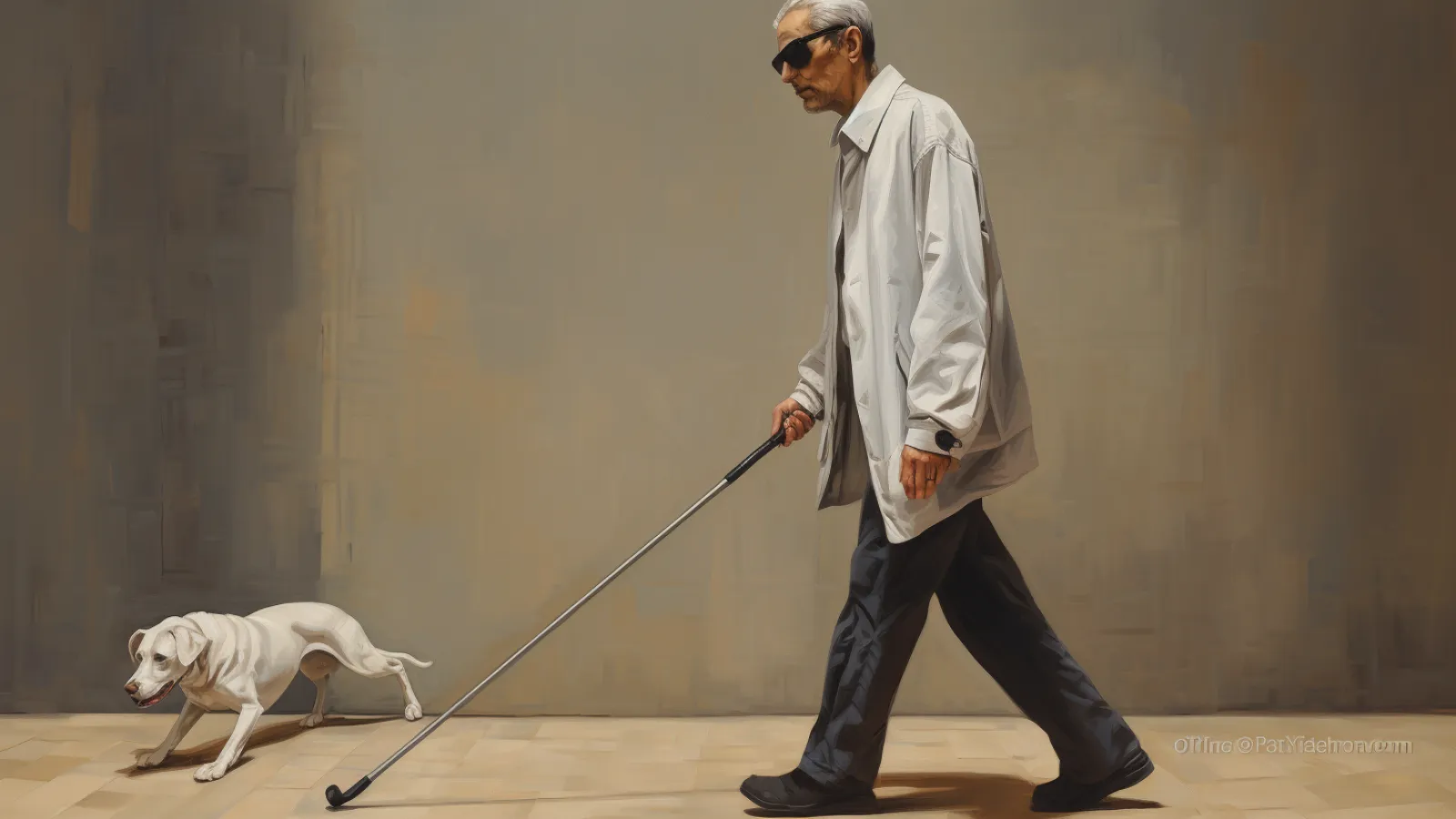 illustration for blind
