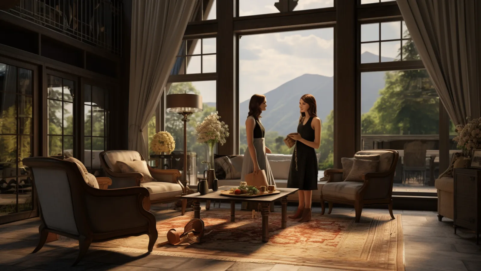 illustration for You have a beautiful home.