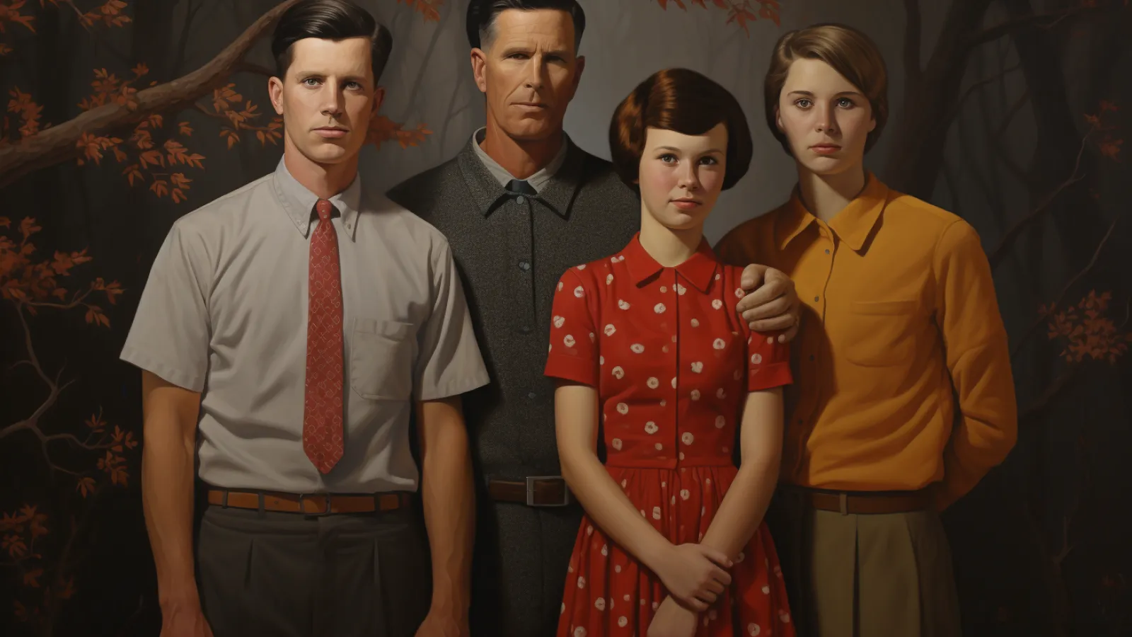 illustration for I'm the __ in the family. / I'm the __ of the family.