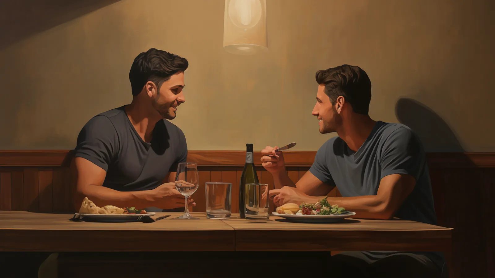illustration for Last I heard, he... / Last I heard, she...
