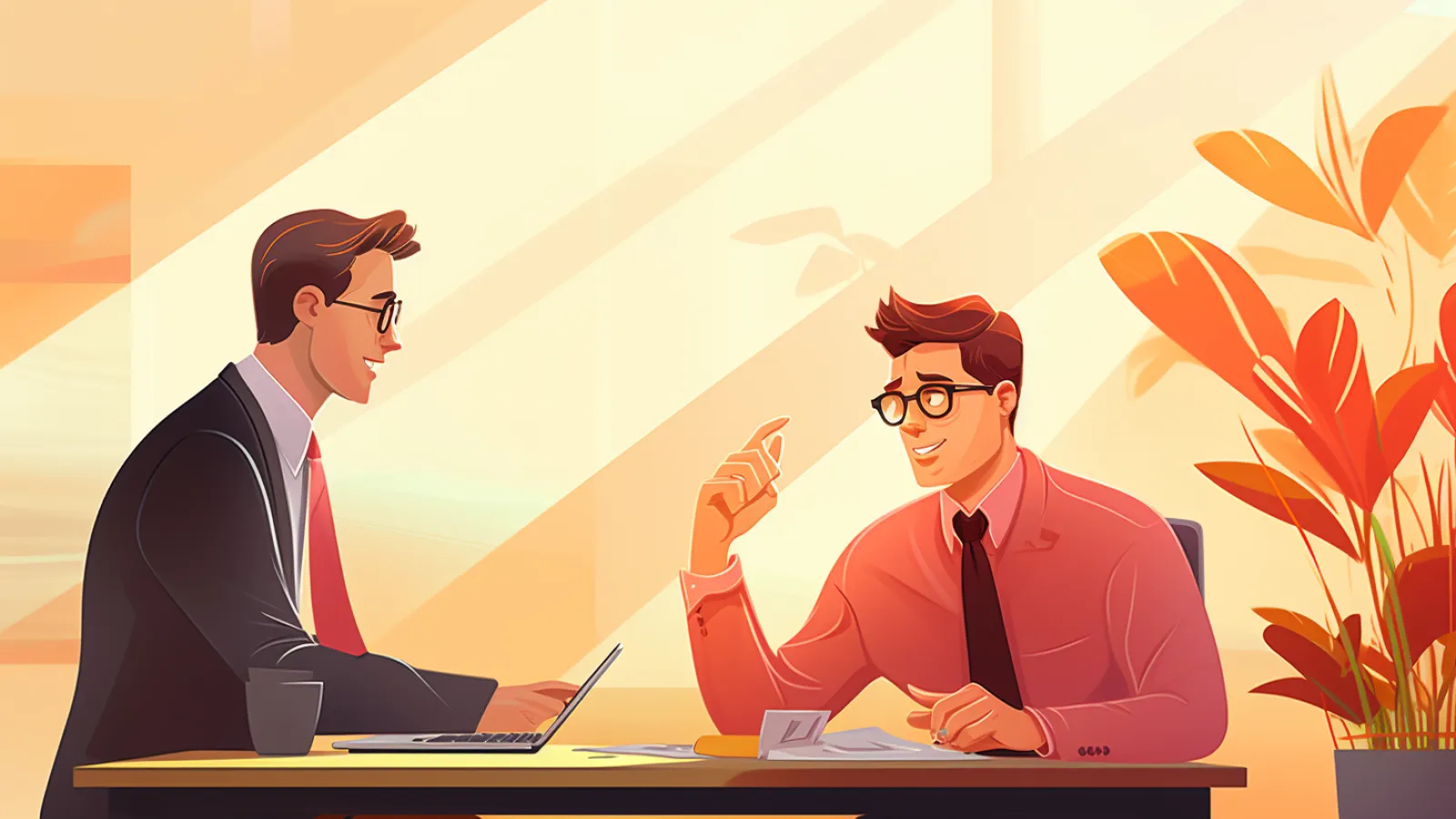 illustration for May I have a word with you?