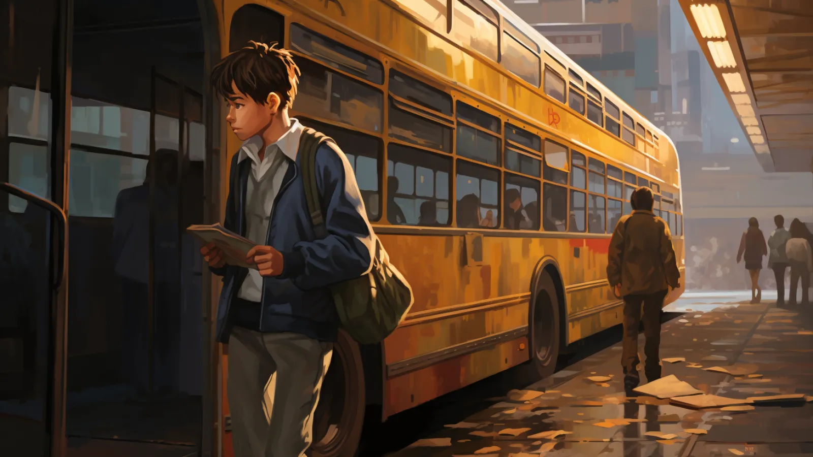 illustration for bus.