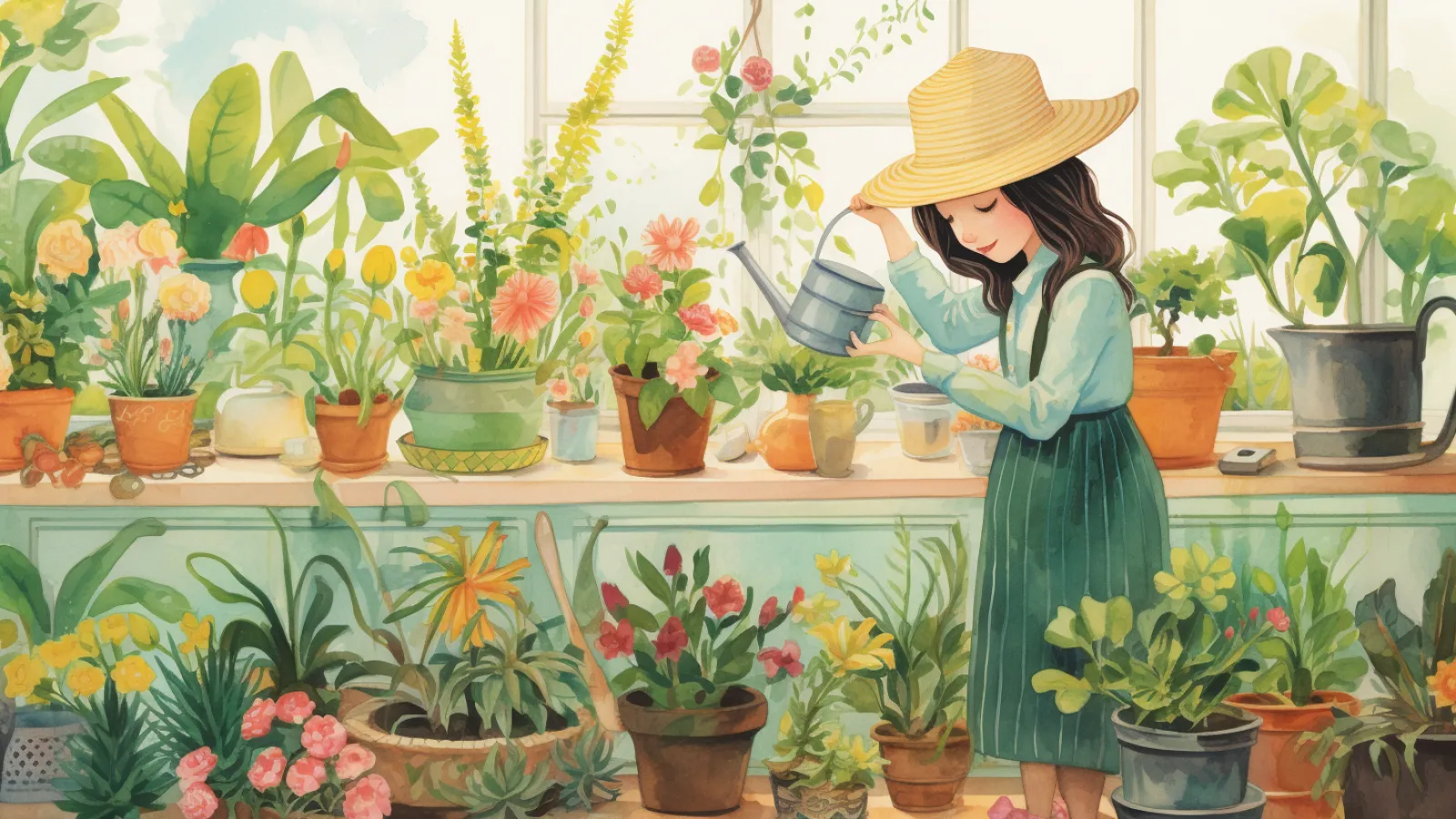illustration for busy