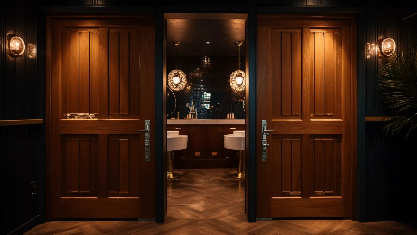 illustration for The bathroom is... / The washroom is...