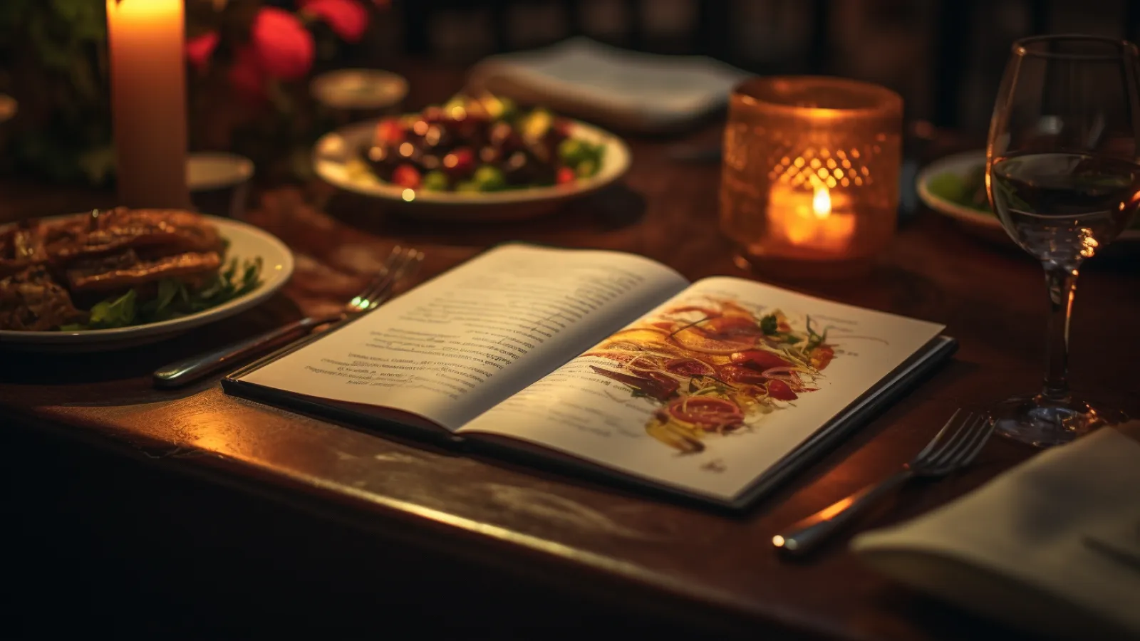 illustration for Here is our menu.