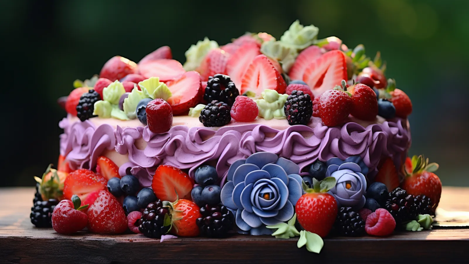 illustration for cake