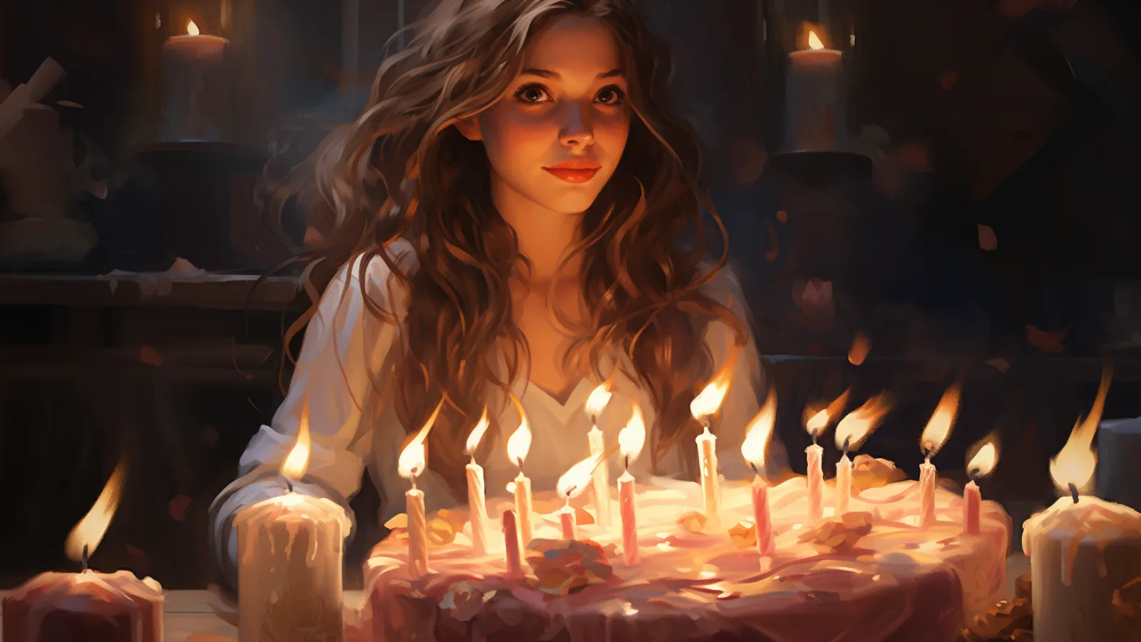 illustration for candle