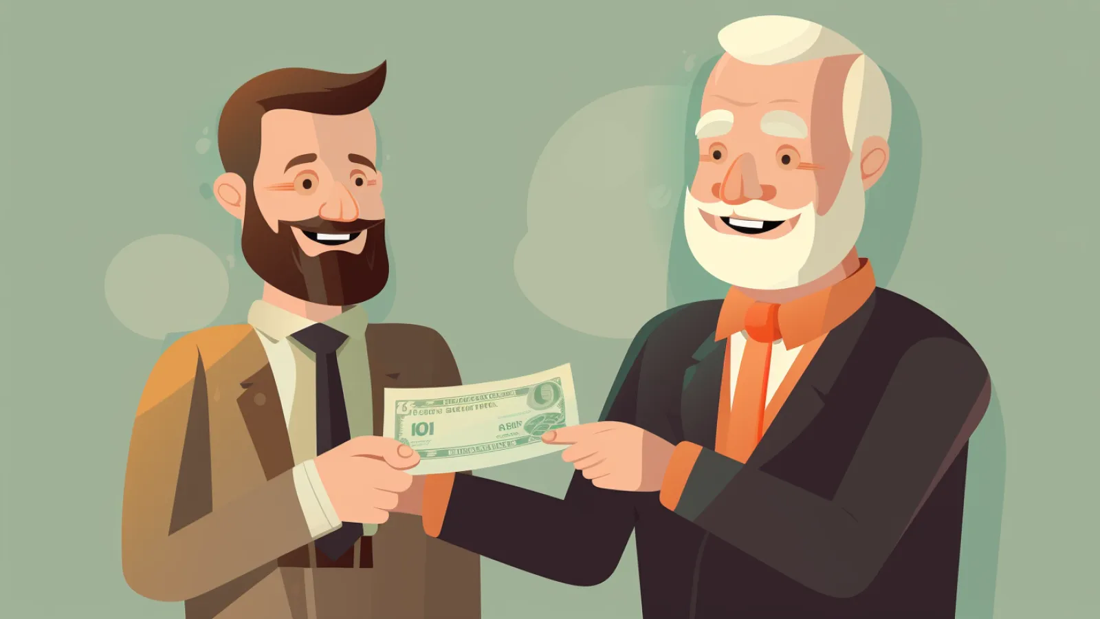 illustration for buyout