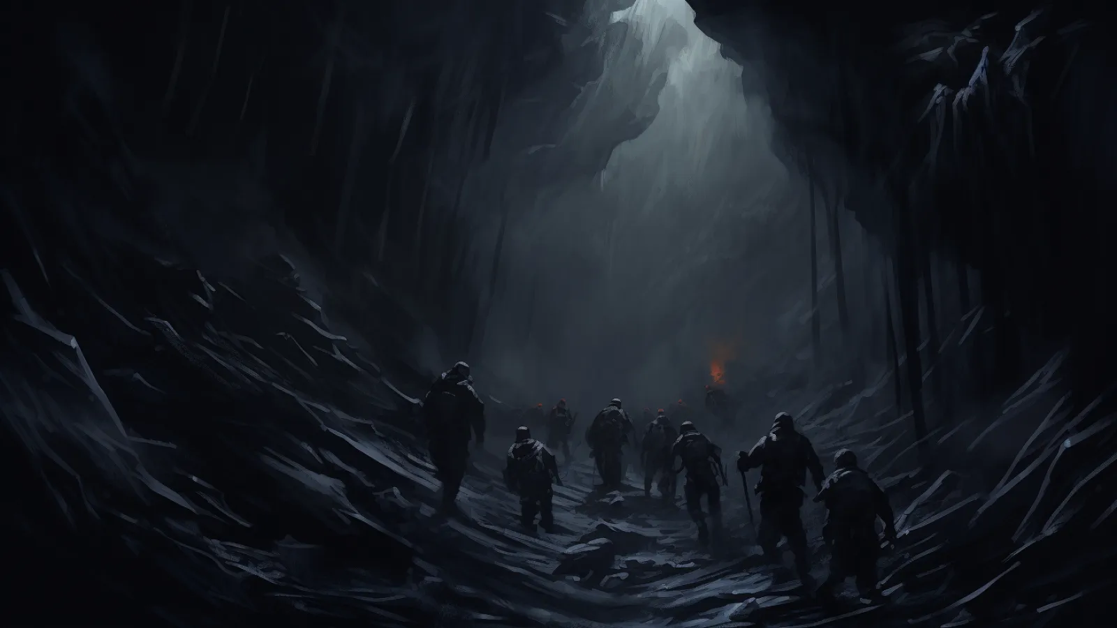 illustration for cave