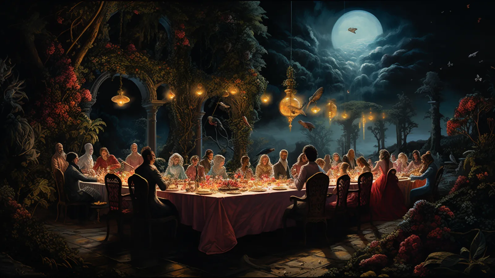 illustration for banquet