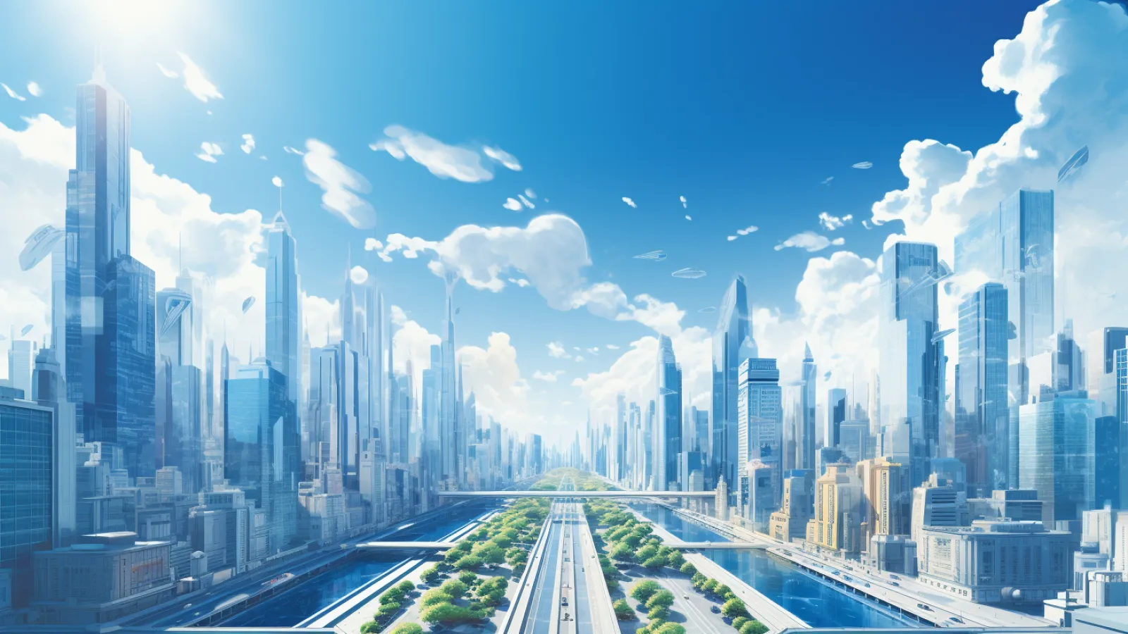 illustration for skyscraper