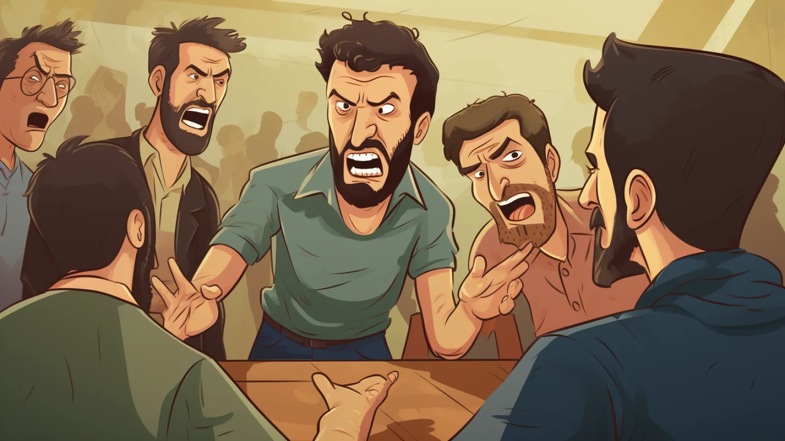 illustration for opposed to