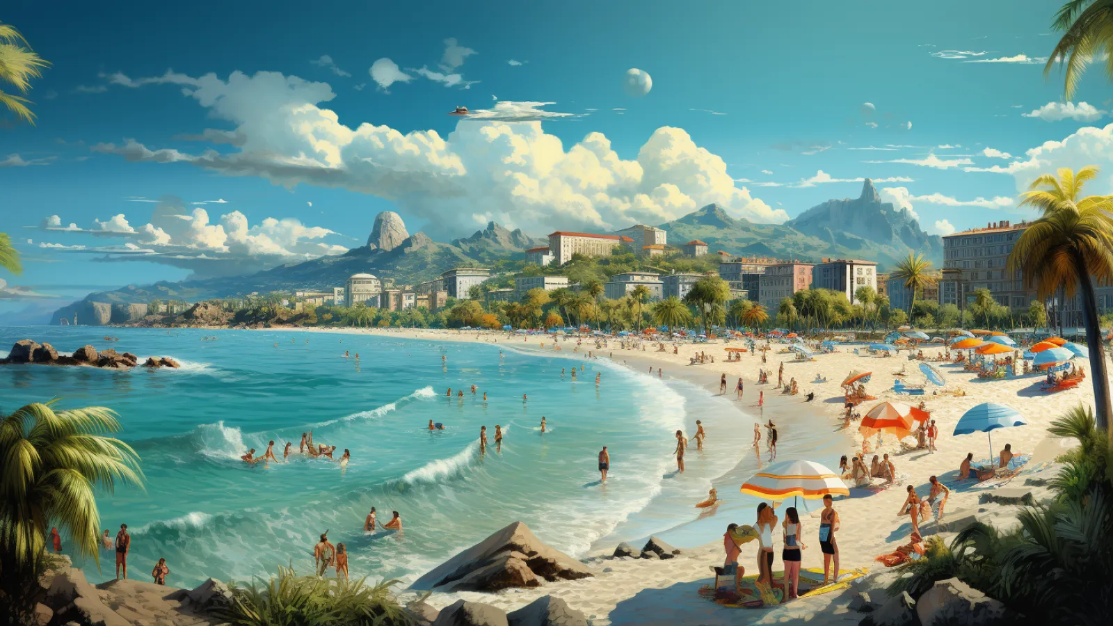 illustration for tourism