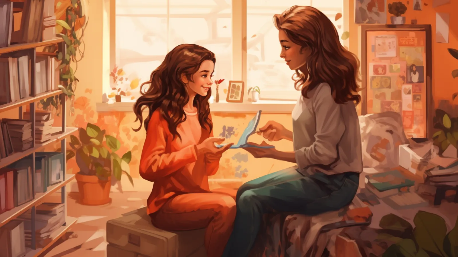 illustration for supportive