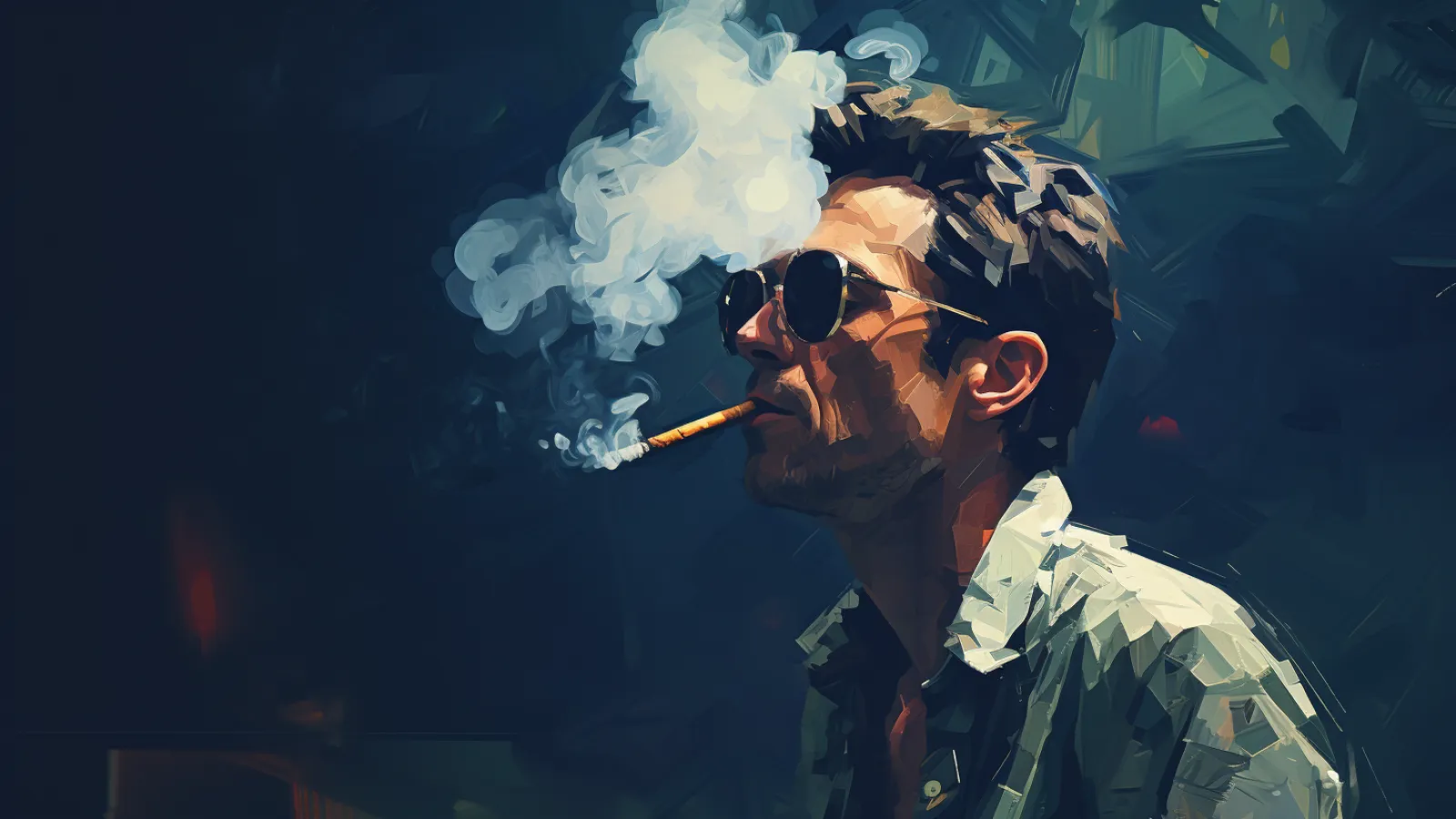 illustration for cigarette